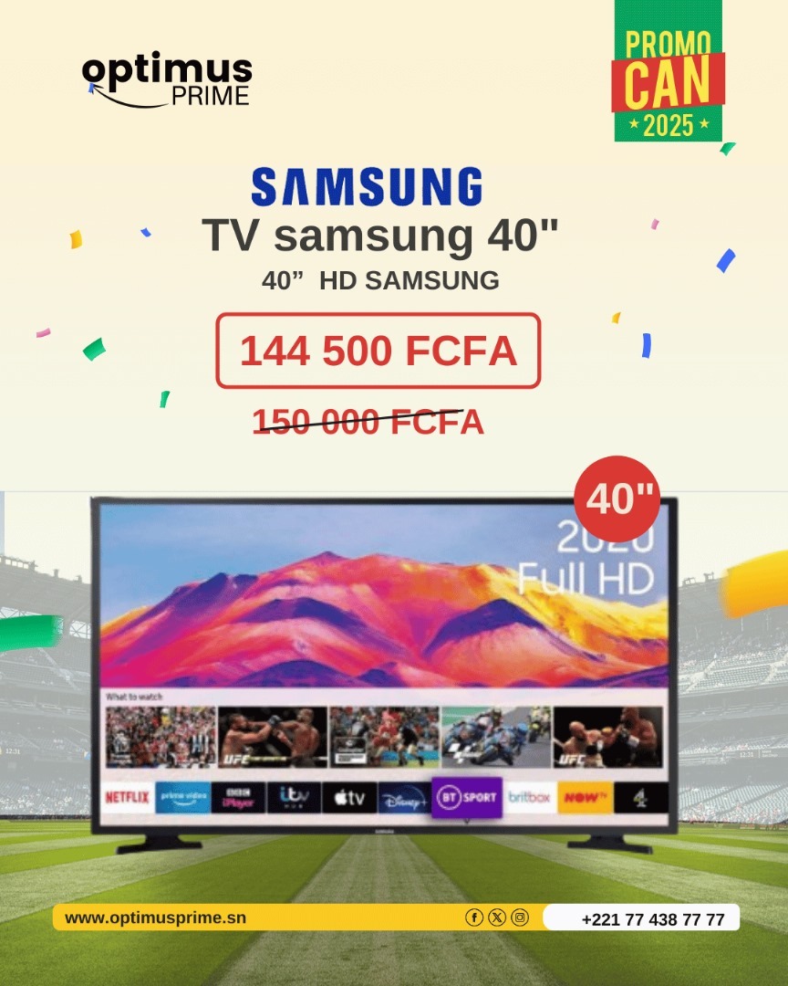 TELEVISEUR SAMSUNG 40 POUCES