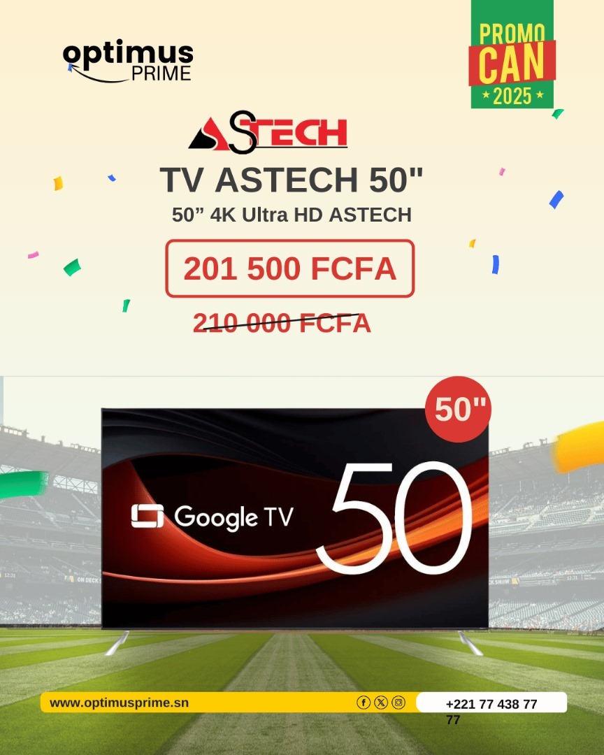 TELEVISEUR ASTECH 50 POUCES